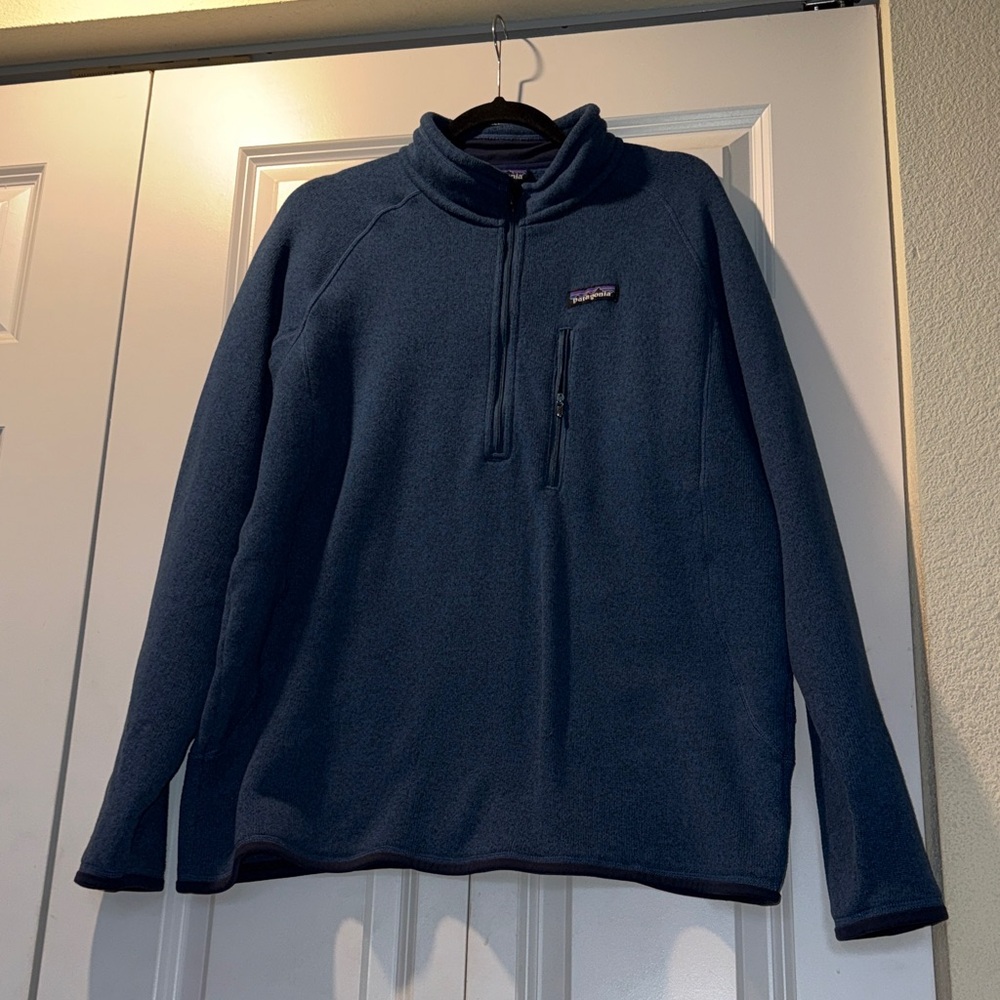 PATAGONIA Men’s Better Sweater® 1/4-Zip Fleece Size L EUC